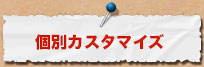 個別カスタマイズ